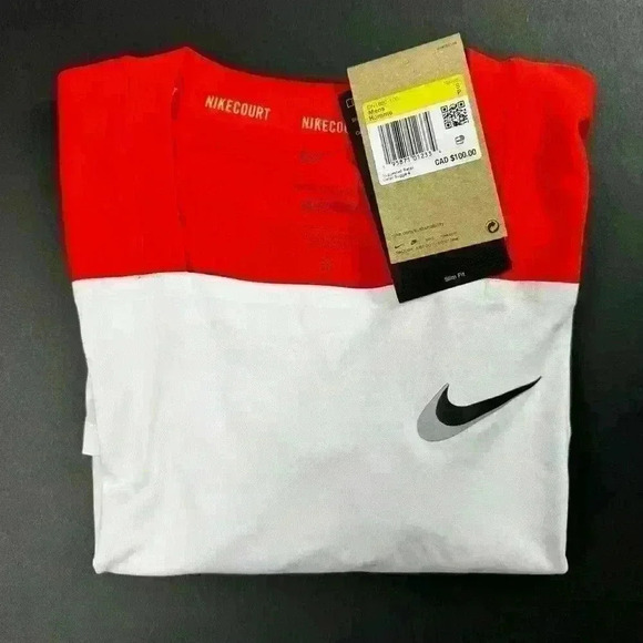 💰HUGE CLEARANCE SALE 💰 NWT Nike Court Dri-Fit  ADV Slam Alcaraz Mens Shirt - Picture 8 of 9